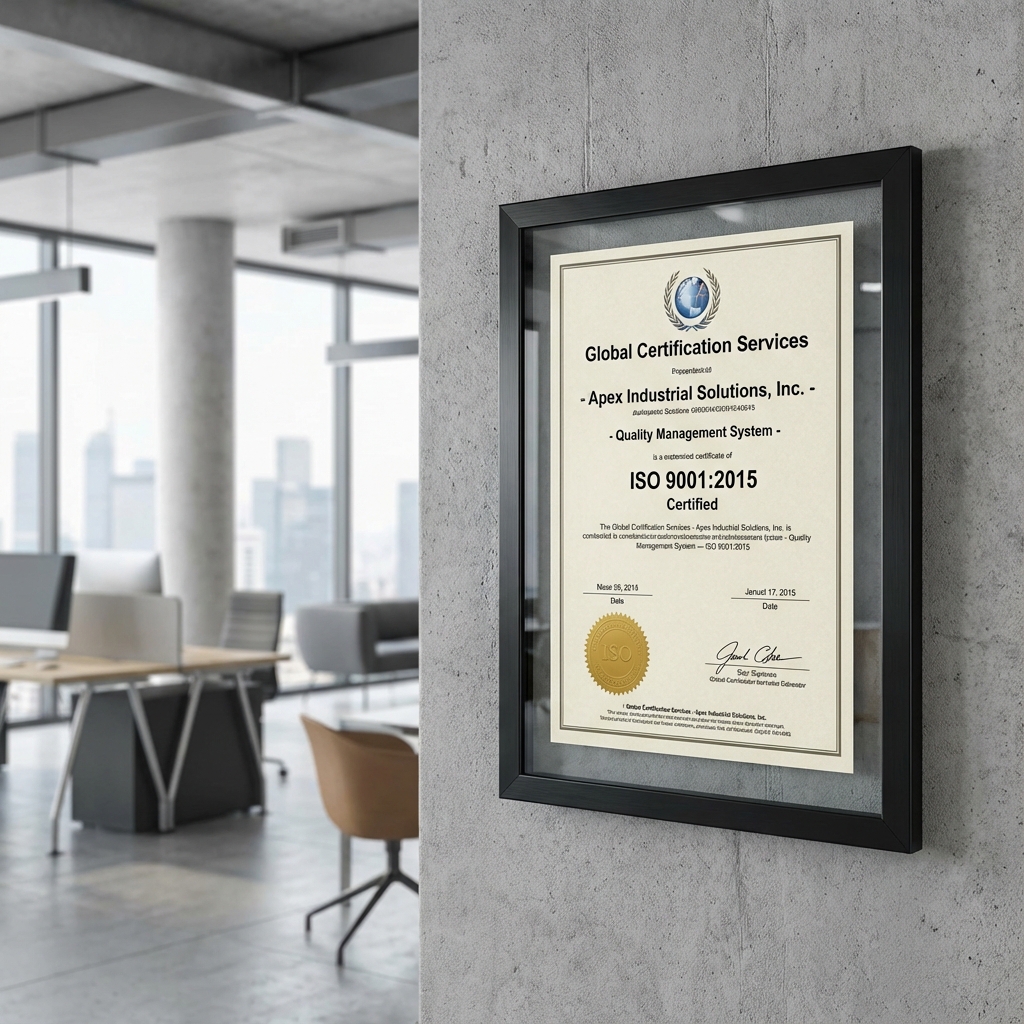 ISO 9001:2015 Certified Company Icon